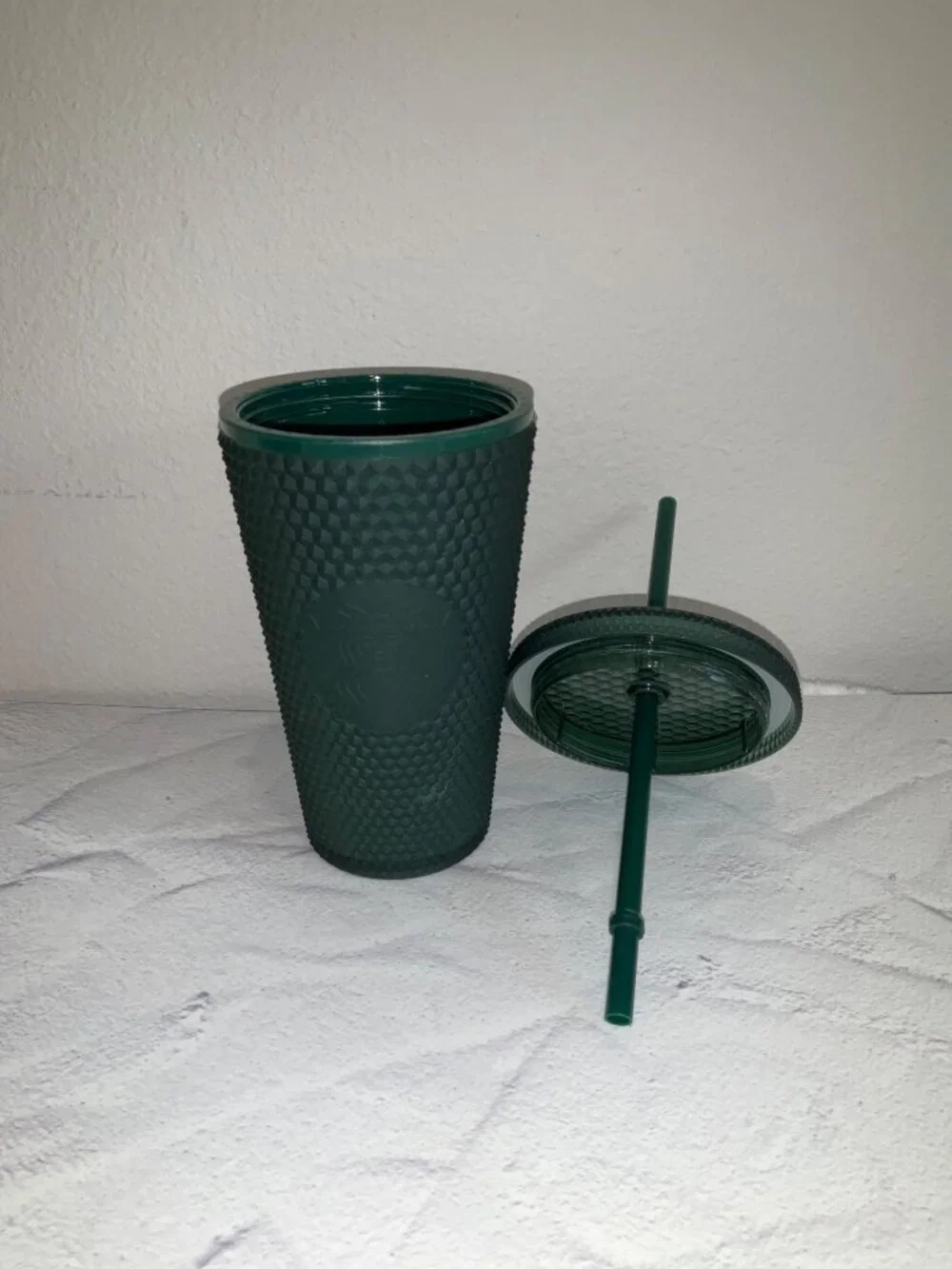 Starbucks Matte Green Soft touch studded 16 oz Tumbler